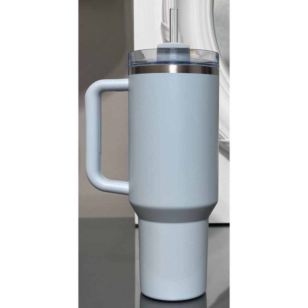 Stanley x Starbucks LIMITED EDITION SPRING 2024 BABY BLUE 40oz Tumbler - Picture 2 of 5